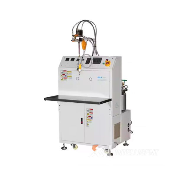 SEMI AUTOMATIC DOUBLE LIQUID GLUE FILLING MACHINE